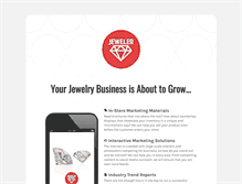 Tablet Screenshot of jeweler.com